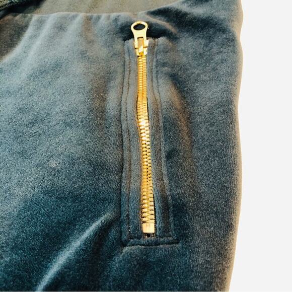 Nike Forest Green Velour cropped joggers pants - Picture 14 of 16